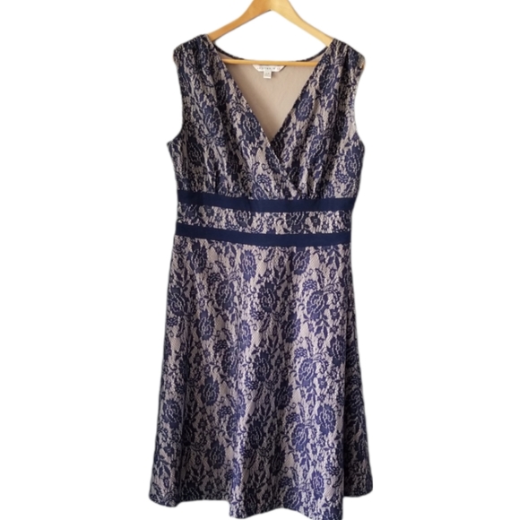 AA Studio AA Midi Lace Sleeveless Dress - Picture 1 of 8